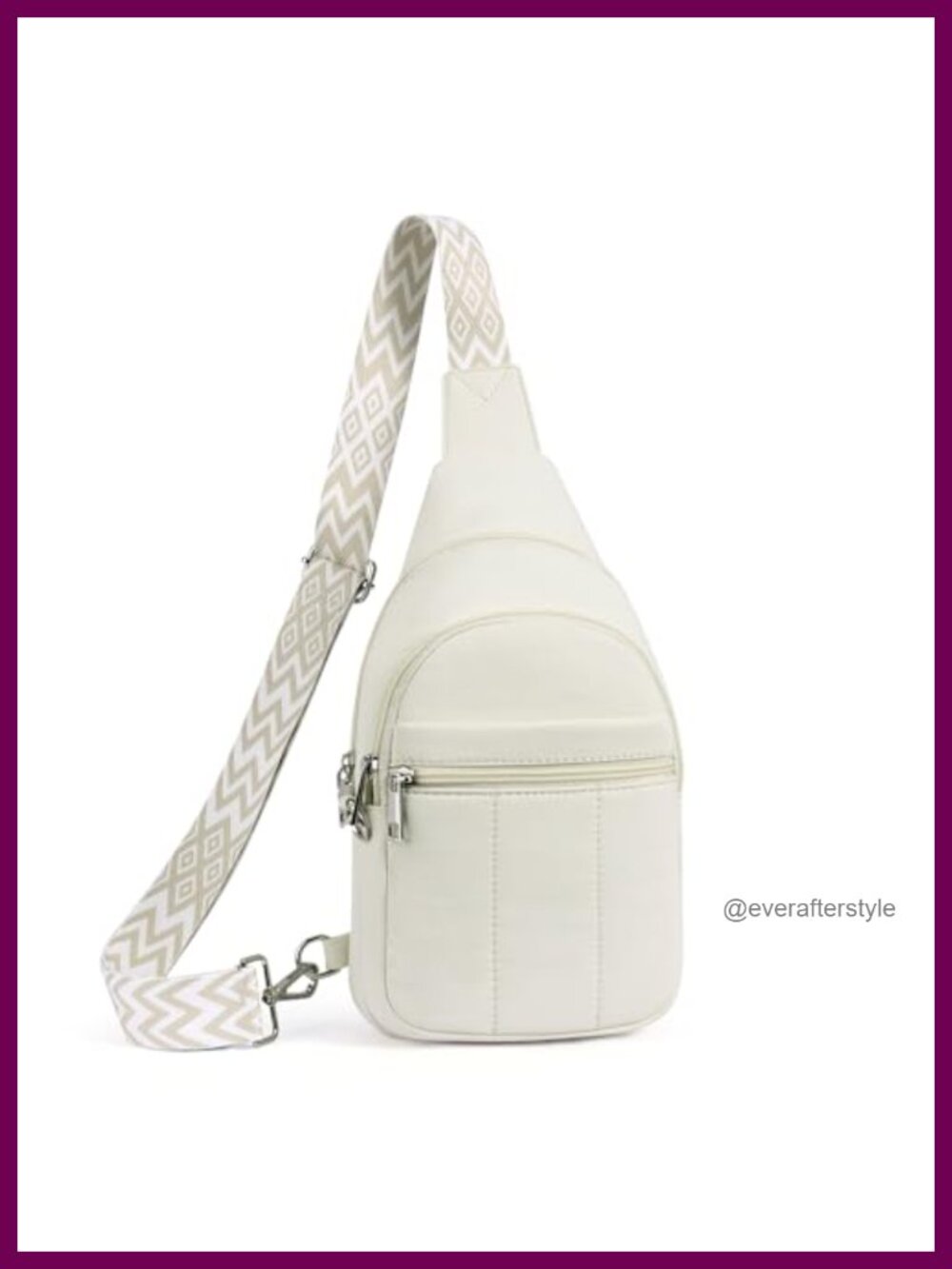 RFID Anti Theft Crossbody Sling Bag Water Resistant Nylon Travel Purse